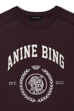 Jaylin Tee Collegiate Fig Burgundy