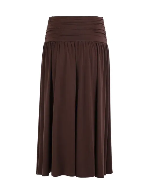 Jersey Skirt Brown