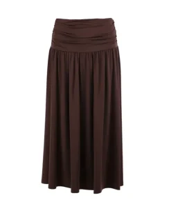 Jersey Skirt Brown