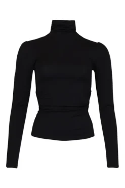 Jersey Turtleneck Black