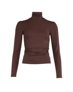 Jersey Turtleneck Brown