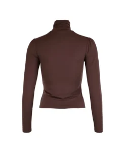 Jersey Turtleneck Brown
