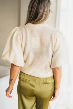 Jinie Hope 2/4 Pullover Egret