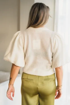 Jinie Hope 2/4 Pullover Egret