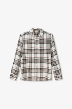 Joan Flannel Shirt Green Check