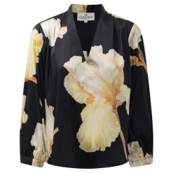 Jody Blouse Gold Maxi Flower