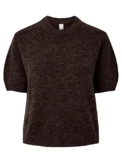 Johi SS Wool Blend Pullover Coffee Bean