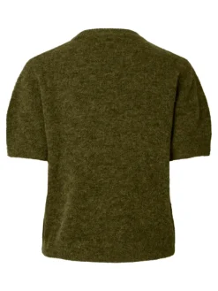 Johi SS Wool Blend Pullover Fir Green