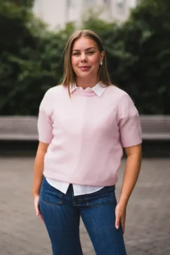 Johi SS Wool Blend Pullover Pale Lilac