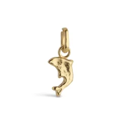 Joyful Dolphin Charm Gold