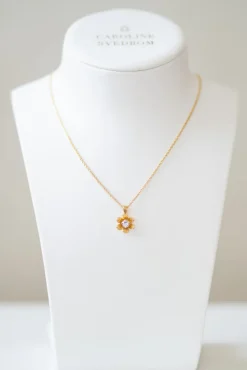 Juni Necklace Gold Crystal