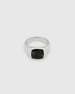 Kai Ring Black Larvikite