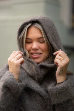 Kajsa Chunky Balaclava Brown
