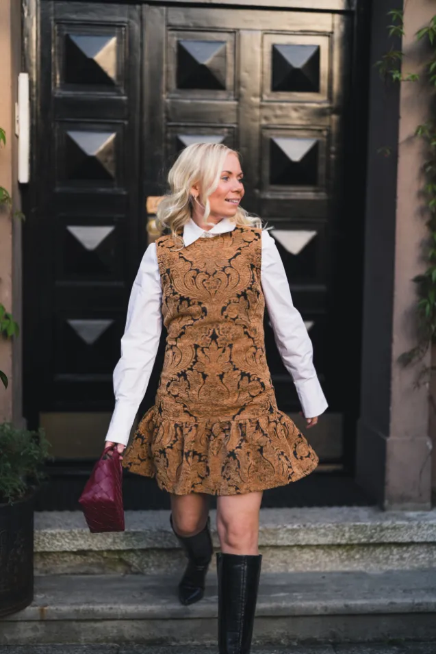 Kajsa Mini Dress Brown