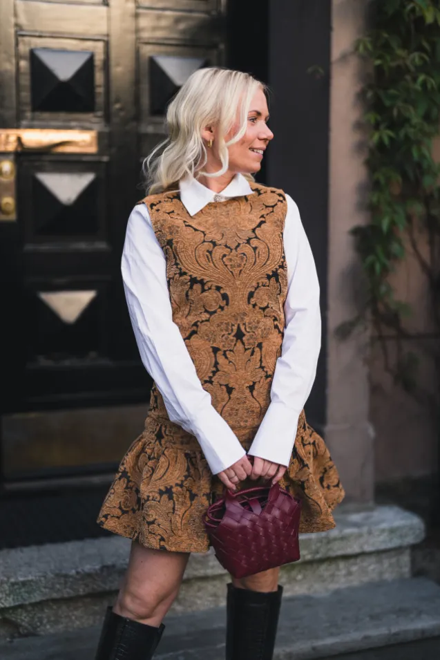 Kajsa Mini Dress Brown