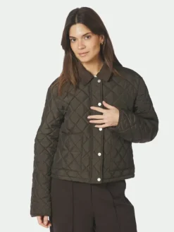 Kanya Quilt Jacket Khaki