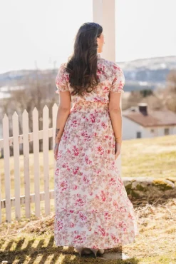 Kanza Flower Rose Dress Rose