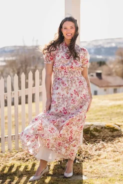 Kanza Flower Rose Dress Rose