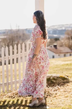 Kanza Flower Rose Dress Rose