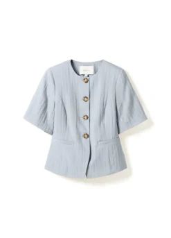 Kasaundra Blazer Dove Blue