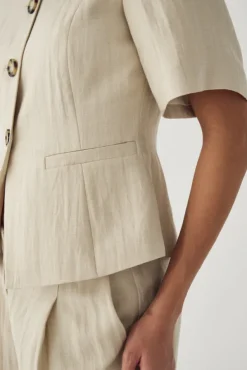 Kasaundra Blazer Oyster