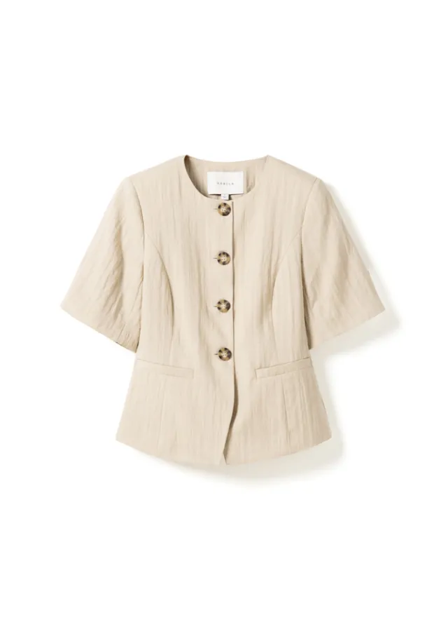 Kasaundra Blazer Oyster