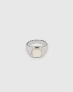 Kay Ring White Mother Of Pearl