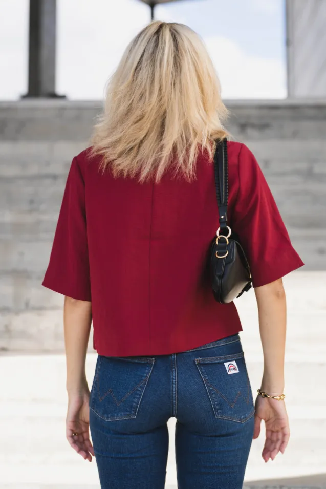 Keeley Edelmira 2/4 Blazer Rhubarb