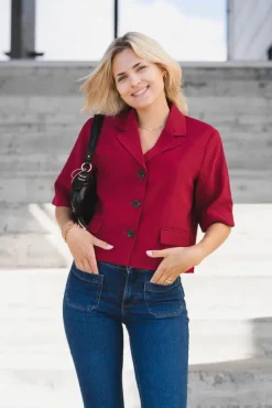 Keeley Edelmira 2/4 Blazer Rhubarb
