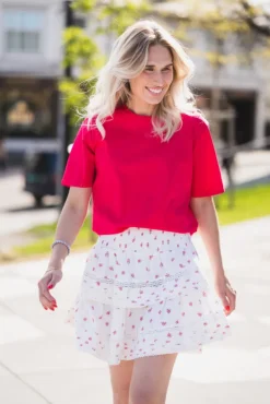 Kenia Fleurie Skirt Rose