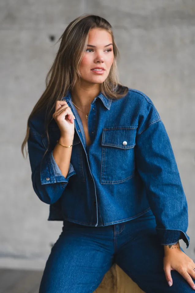 Kimmy Denim Shirt Dark Denim