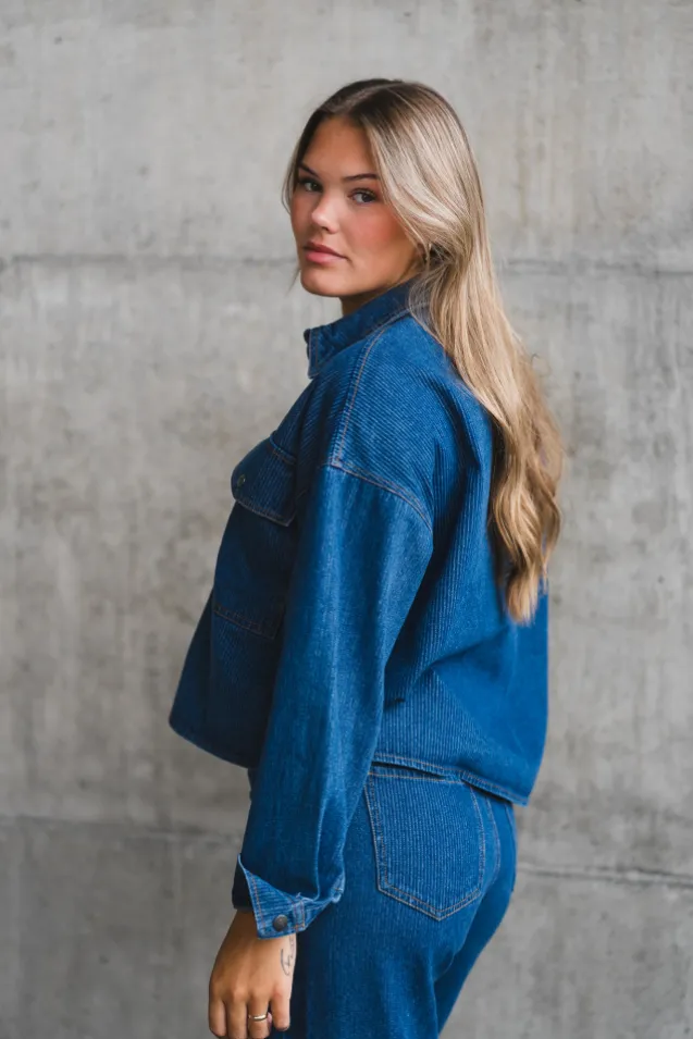 Kimmy Denim Shirt Dark Denim