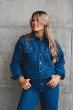 Kimmy Denim Shirt Dark Denim