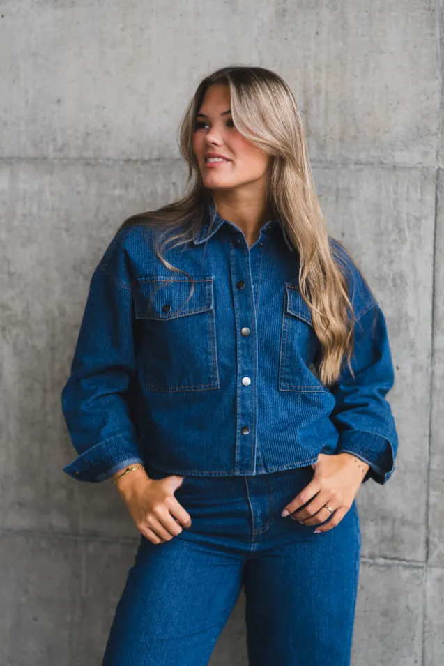Kimmy Denim Shirt Dark Denim