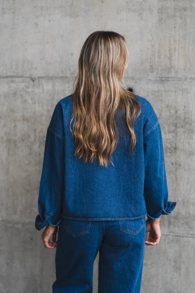 Kimmy Denim Shirt Dark Denim