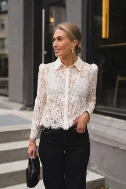 Lace Shirt Vintage White