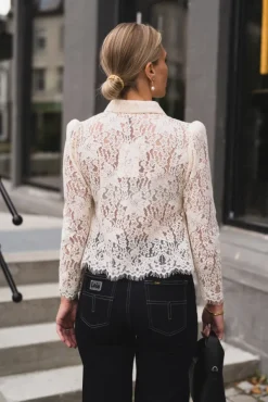 Lace Shirt Vintage White