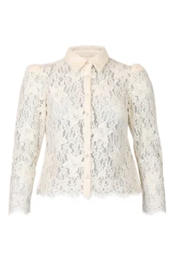 Lace Shirt Vintage White