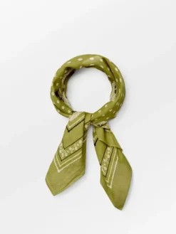 Lacia Cotta Scarf Golden Cypress Green