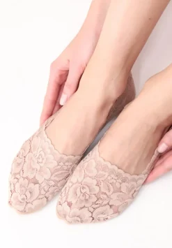 Lacy No Show Socks Cosmetic