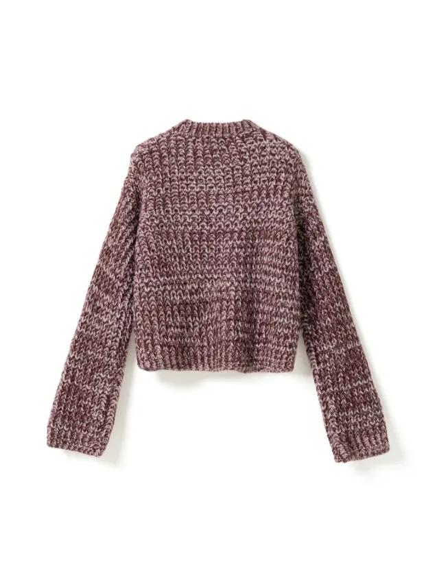Lakisha Knit Burgundy Rose Mix