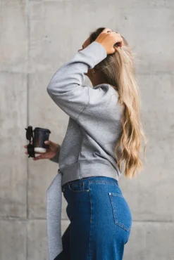 Lance Belt Sweat Grey Melange