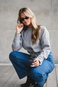 Lance Belt Sweat Grey Melange