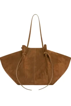 Large Mochi Suede Cognac