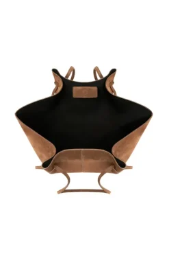 Large Mochi Suede Cognac