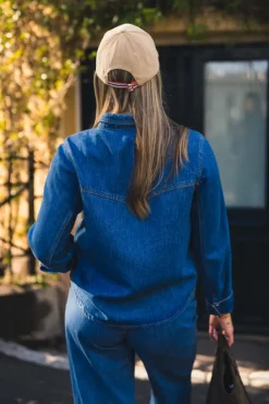 Laurentine Rue Shirt Mid Blue Wash