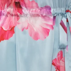 Layla Dress Fuchsia Maxi Flower