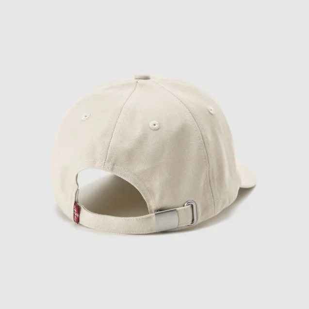Lazy Girl Logo Cap White Swan Twill