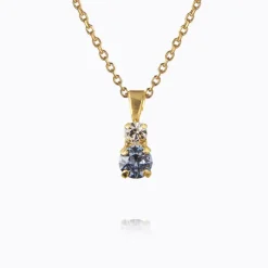 Leah Necklace Gold Blue Combo
