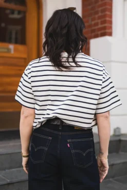 Leana Tee STP Egret/Sky Cap